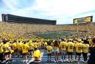 Michigan Stadium located in Ann Arbor, MI